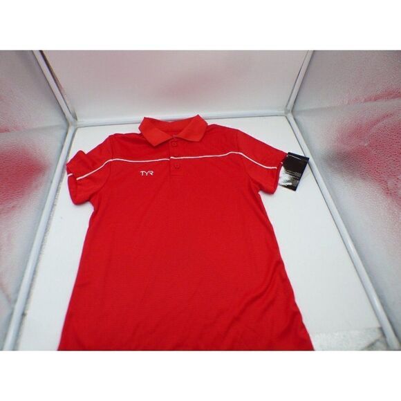 $39.99 TYR ALLIANCE FEMALE TECH POLO, Red, XS - Picture 8 of 10